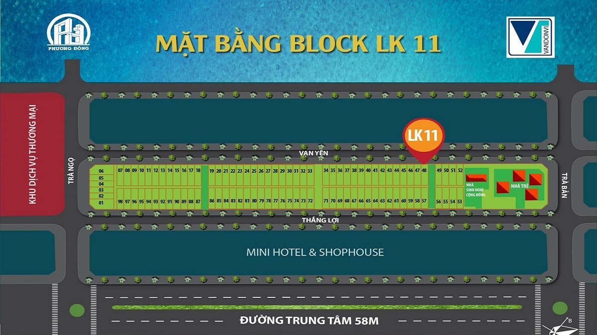 Liền Kề LK11 Phương Đông Vân Đồn