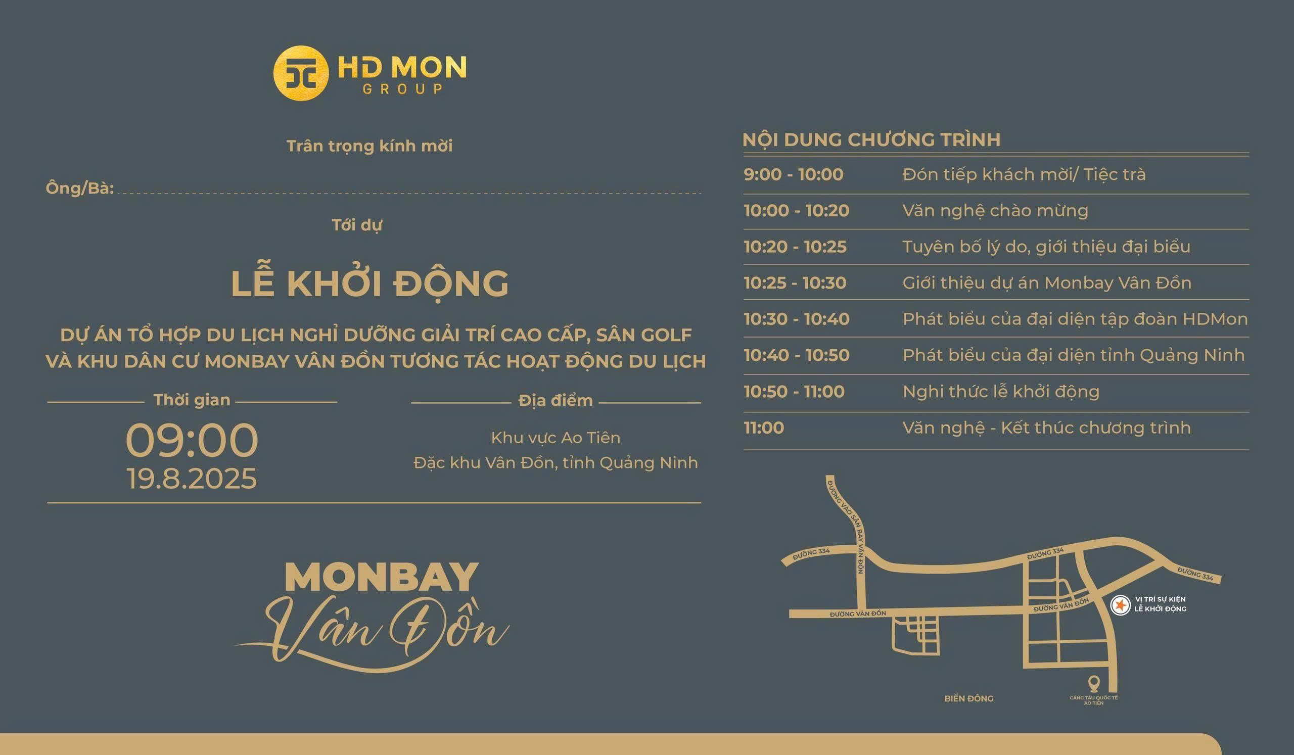 Lễ khởi công dự án Monbay Vân Đồn